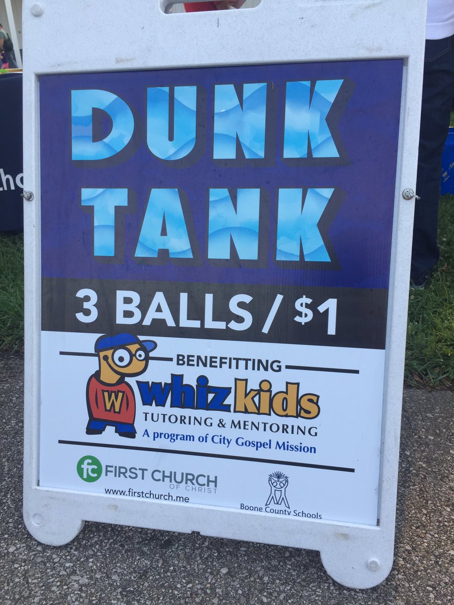 KReutman's tweet photo. Burlington Elementary'sMrs. Ours in the dunk tank to support the Whiz Kids tutoring/ mentoring program for our students @Boone_County @ https://t.co/CzQC69qC2h