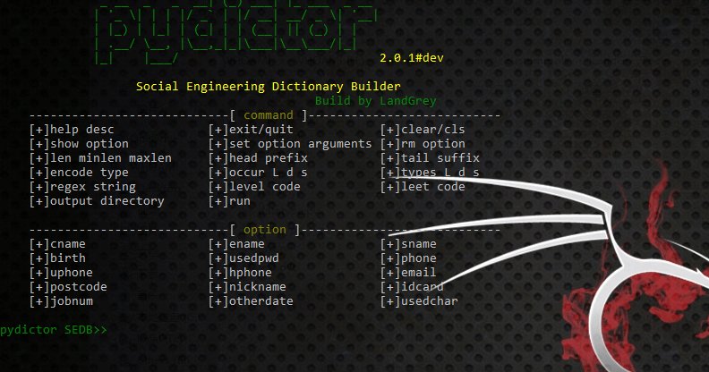 KitPloit's tweet image. pydictor - A Powerful and Useful Hacker Dictionary Builder for a Brute-Force Attack goo.gl/Zq8vs2 #Attack #Bruteforce #Linux