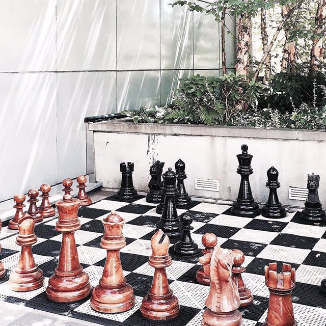 JamesHotels's tweet photo. Let's play? Endless #summer games in the #urbangarden. #jamessoho #chess #boardgames #soho 📷 gold__rice https://t.co/QcCXhXs6c4