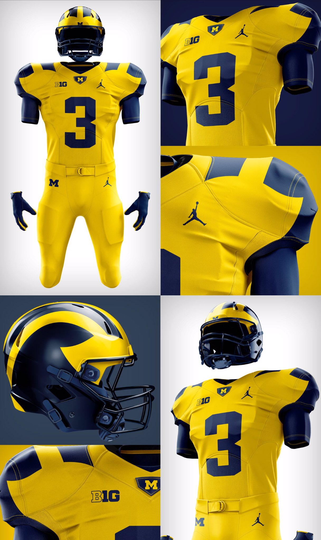 Michigan Football Uniforms: Why Fake Design Could Be the Wave of the Future