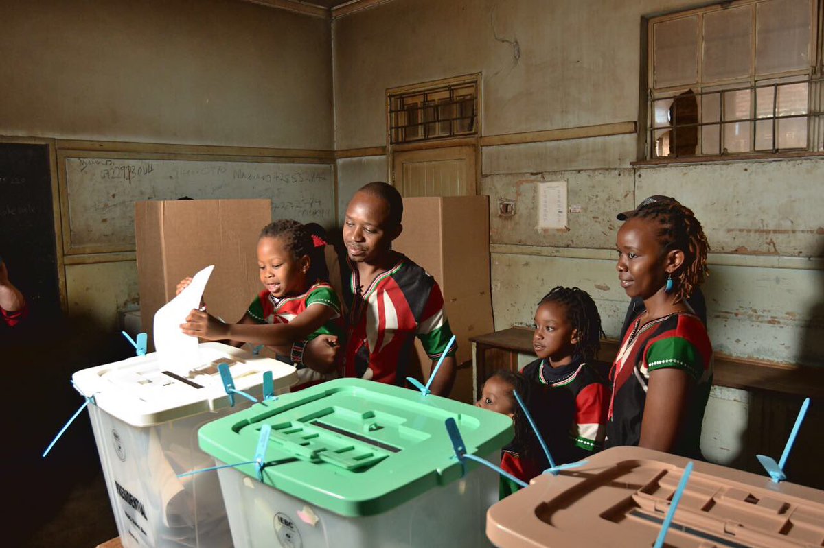 We have voted. Photos credit <a href="/allangichigi/">Allan Gichigi</a>  #ElectionsKE2017