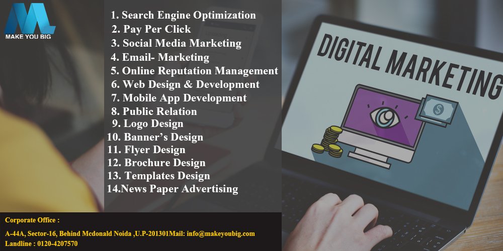 makeyou_big's tweet photo. #DigitalMarketing 
#Will_grow_your_business
#for_more_information 
#Reach_us https://t.co/ayQeSwfHPO
#contact_us_0120_4207570 https://t.co/12wizM3Aht