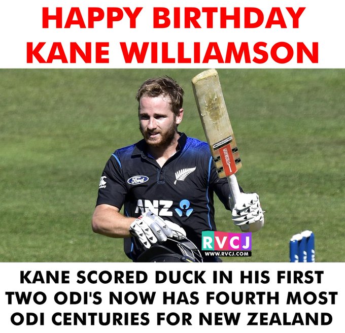 Kane Williamson S Birthday Celebration Happybday To