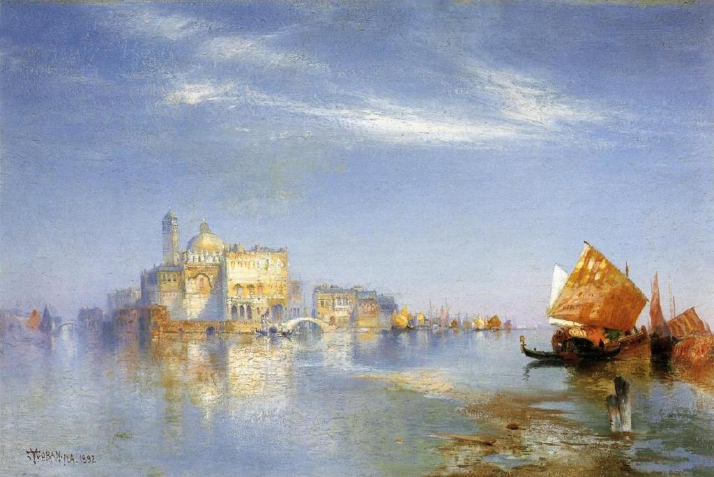 CGdrawing's tweet photo. A hundred years ago in the water city of Venice.
Thomas Moran (1837 – 1926) from Bolton, England was an American painter. https://t.co/2kzELzWX44