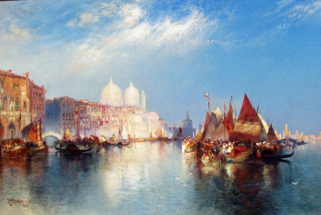 CGdrawing's tweet photo. A hundred years ago in the water city of Venice.
Thomas Moran (1837 – 1926) from Bolton, England was an American painter. https://t.co/2kzELzWX44