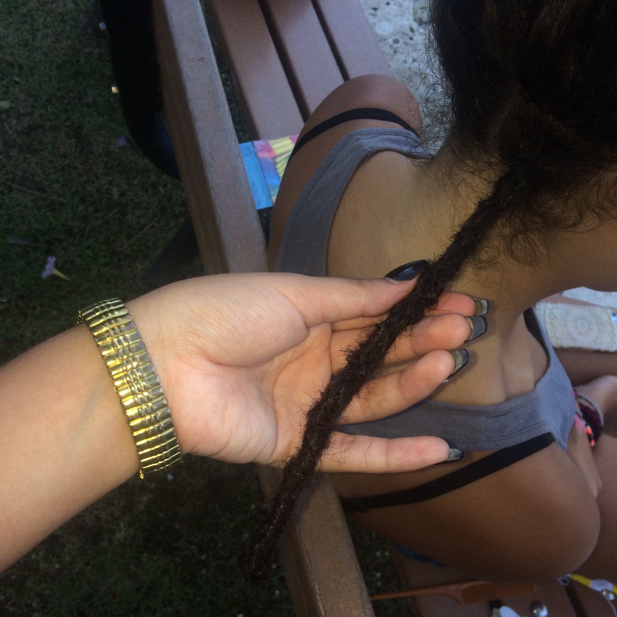 dreadlockspr's tweet photo. Clienta satisfecha. ✨ #dreadlocks #dreads #rastas #dreadlockspr https://t.co/noAkbfa3ny