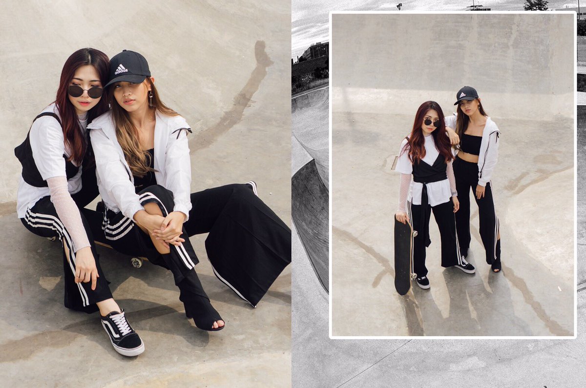 PutriValenlim's tweet photo. Rocking Athleisure Festival look with my main bae, cause why not? "Festivaleisure" is definitely a thing. @hmindonesia_ #HMLovesWTF https://t.co/4P7S70d8Da