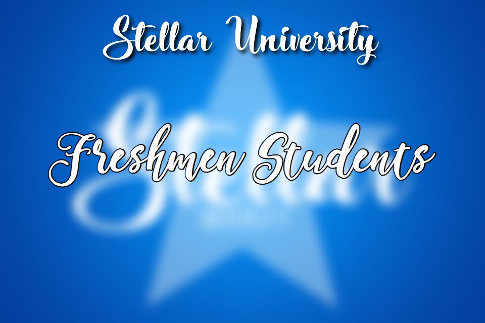 StellarAdmin's tweet photo. ✨Freshmens https://t.co/XuQLiPqIoF
