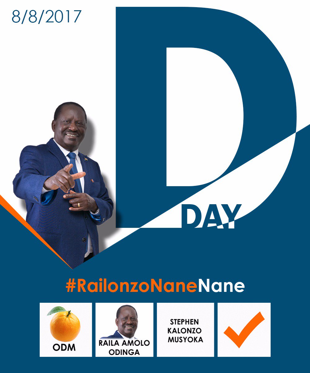 Good morning, I urge each and every one of you to exercise your patriotic duty by going out to vote. God bless Kenya. #RailonzoNaneNane