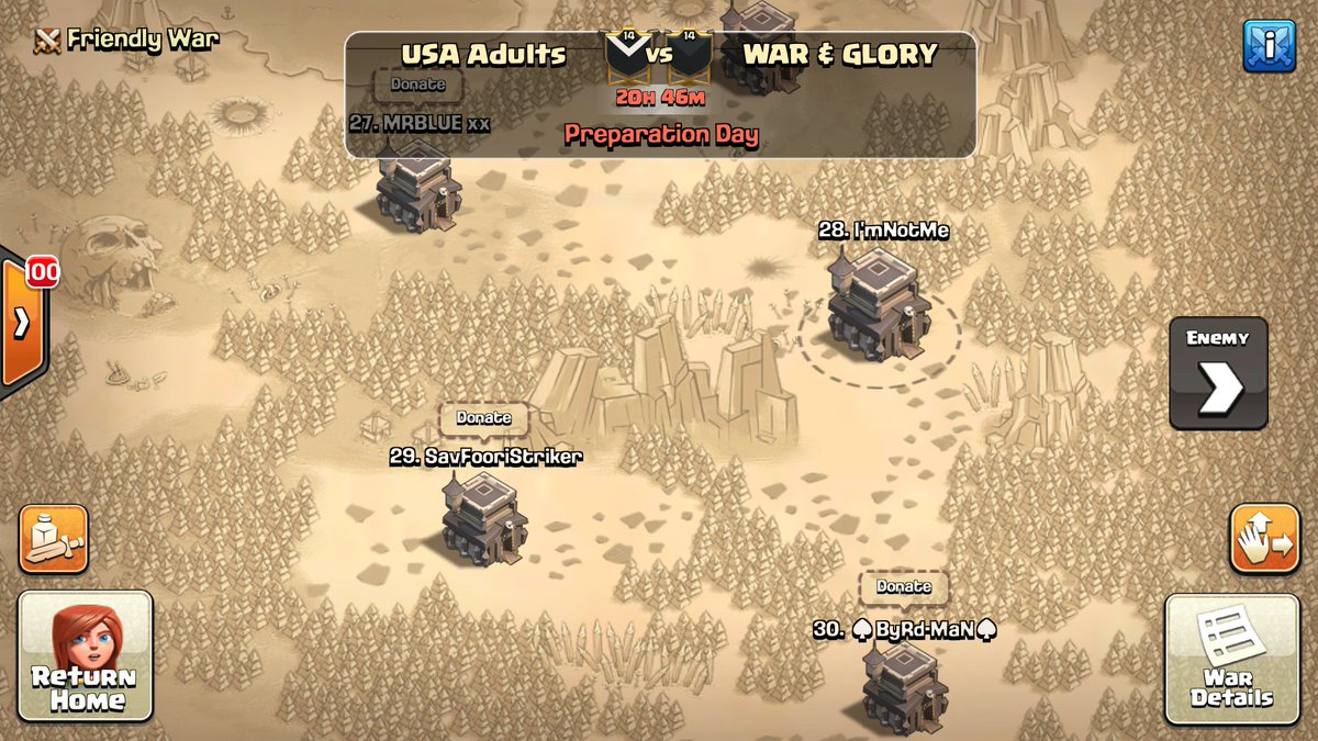 GL <a href="/WarGloryCoC/">War & Glory</a> Hopefully this a Epic FW.