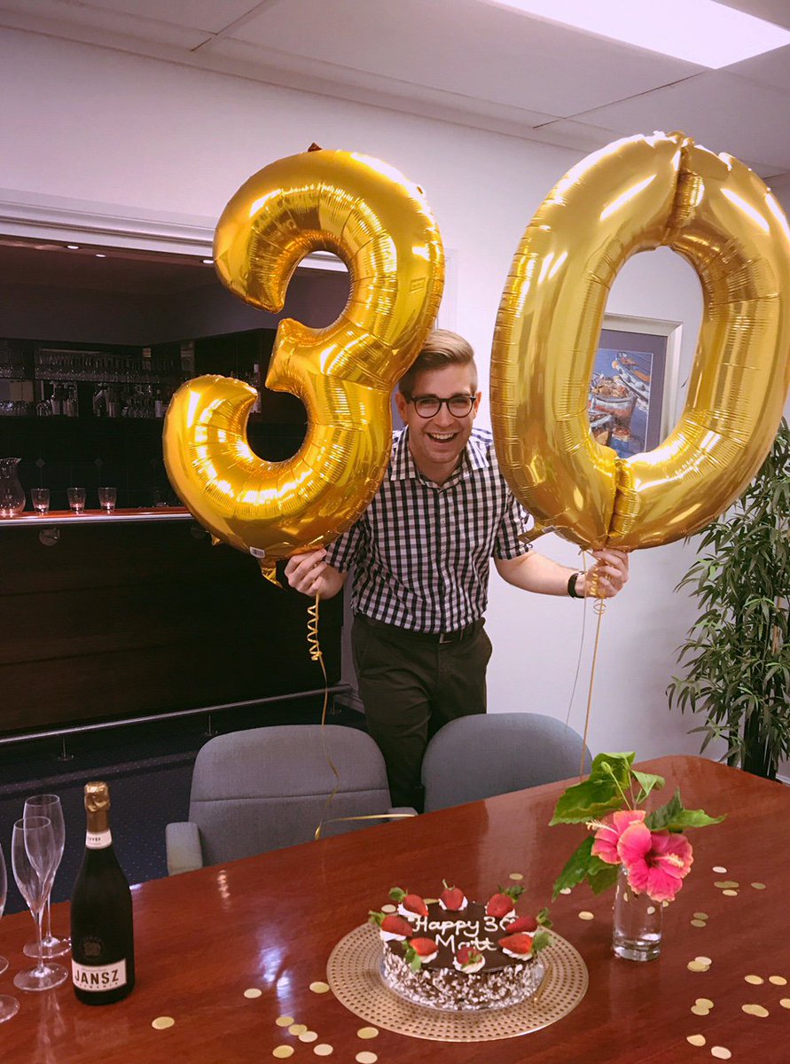 MacDonnellsLaw's tweet photo. Happiest of birthdays to the newest member of the 30s club - our very own Matt Keating! You don’t look a day over 21 😀 https://t.co/o8vjbrAk8n