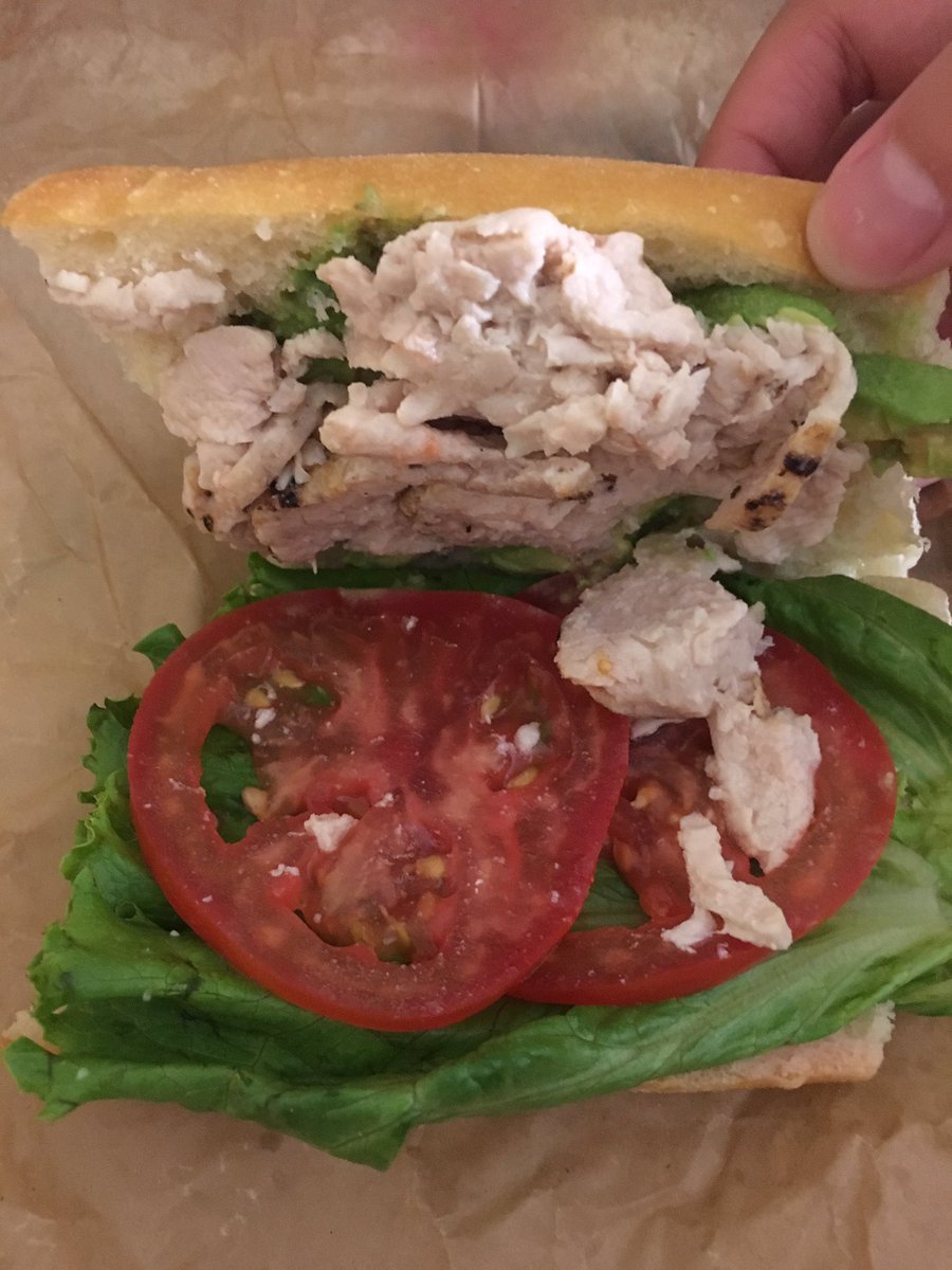 YosemiteFox's tweet photo. Got a turkey BLT sandwich from @panerabread but where is my bacon? #missingbacon https://t.co/AqFQheHA9X