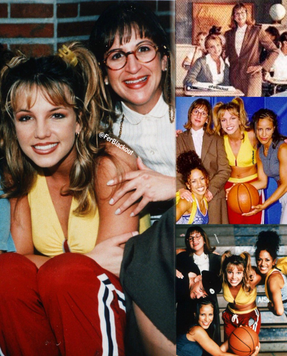 19 years ago today , Britney Spears on the set of '...Baby One More Time' music video ! ICONIC 🙌🤓❤️
