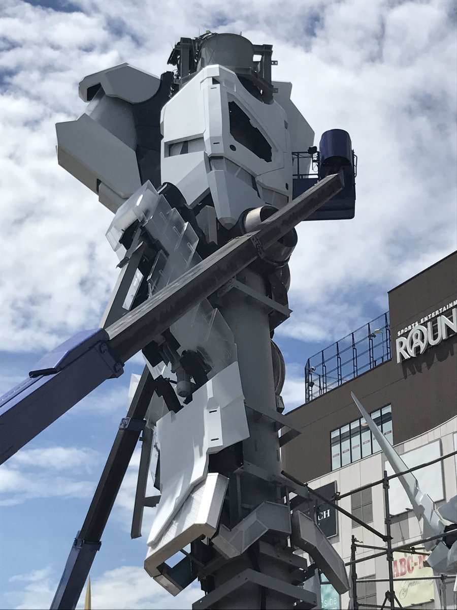 お台場に実物大ユニコーンガンダムを組み立て中 実物大ユニコーン進捗 Togetter お台場に実物大ユニコーンガンダムを組み立て中 実物大ユニコーン進捗 Togetter