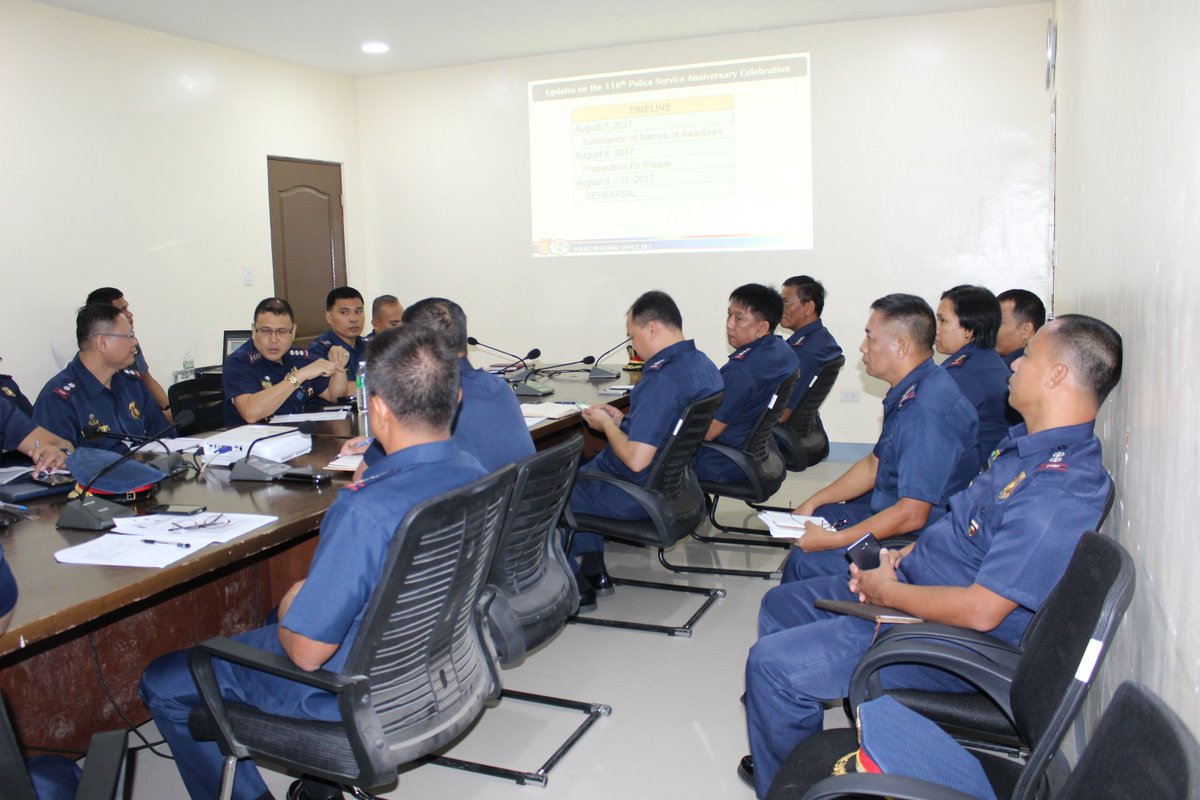pnp_rpcrdpro18's tweet photo. PSSUPT MOISES VILLACERAN JR, CRPCRD attended the Staff Conference last August 7, 2017, held at PRO18 Conference Room. https://t.co/95BVooUEiY