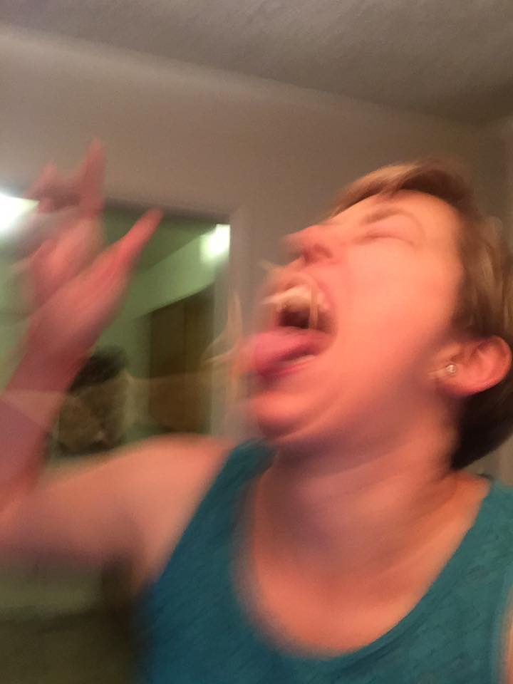 aggills's tweet image. Throwin' spaghetti at my face for you, @mishacollins. #spaghettigeddon #gishwhes2017 #teamgorillasmeethellsangels