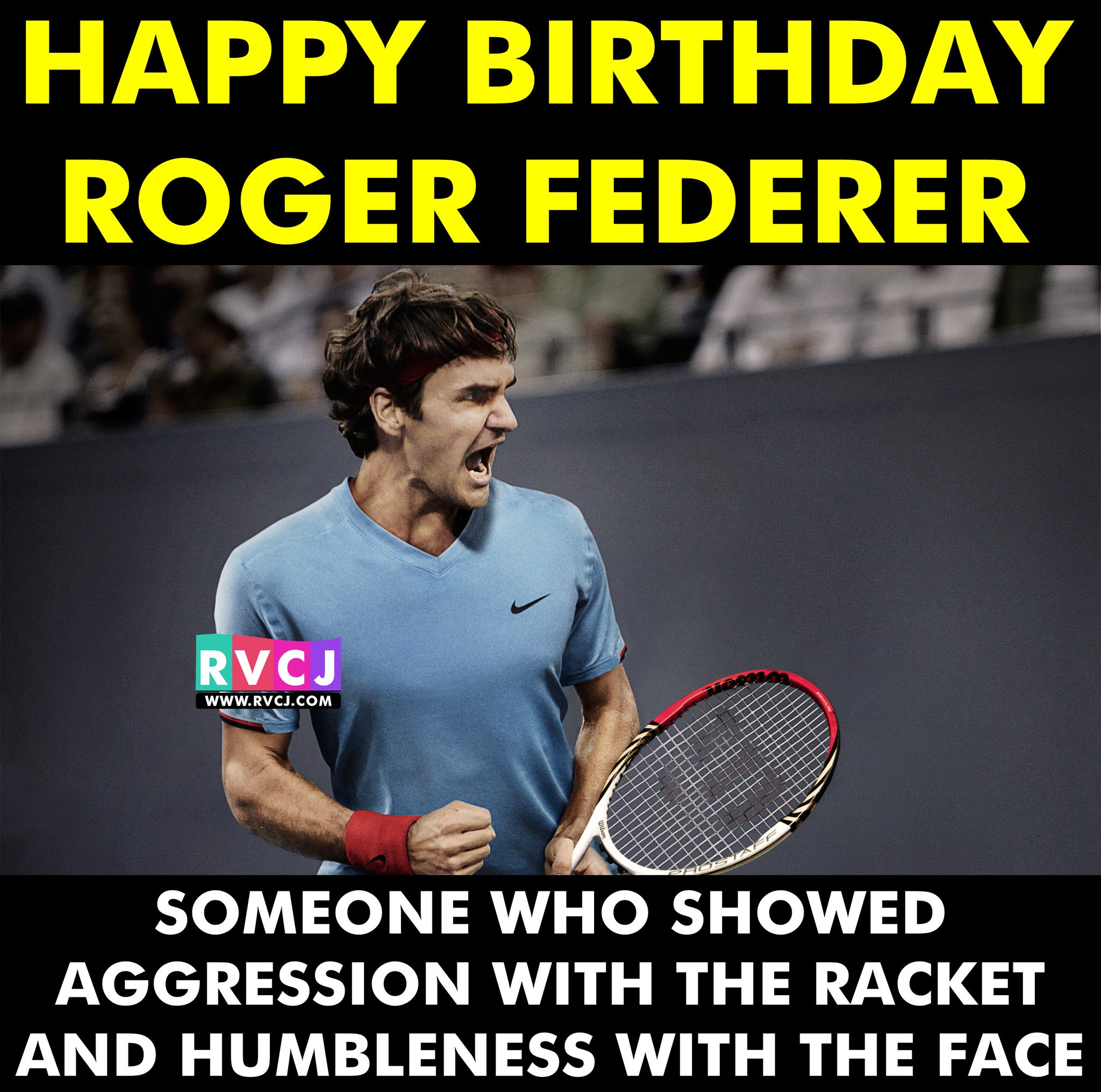 Happy Birthday Roger Federer 