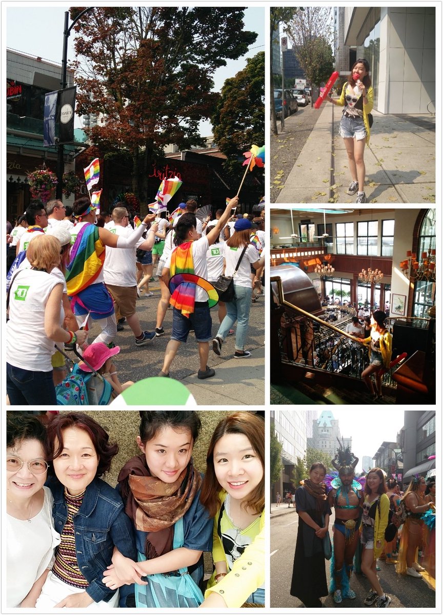 Proud to meet the big Td Army in Vancouver Pride parade. #day1recap #vancouver #foodadventure #moretocome #downtowntour
