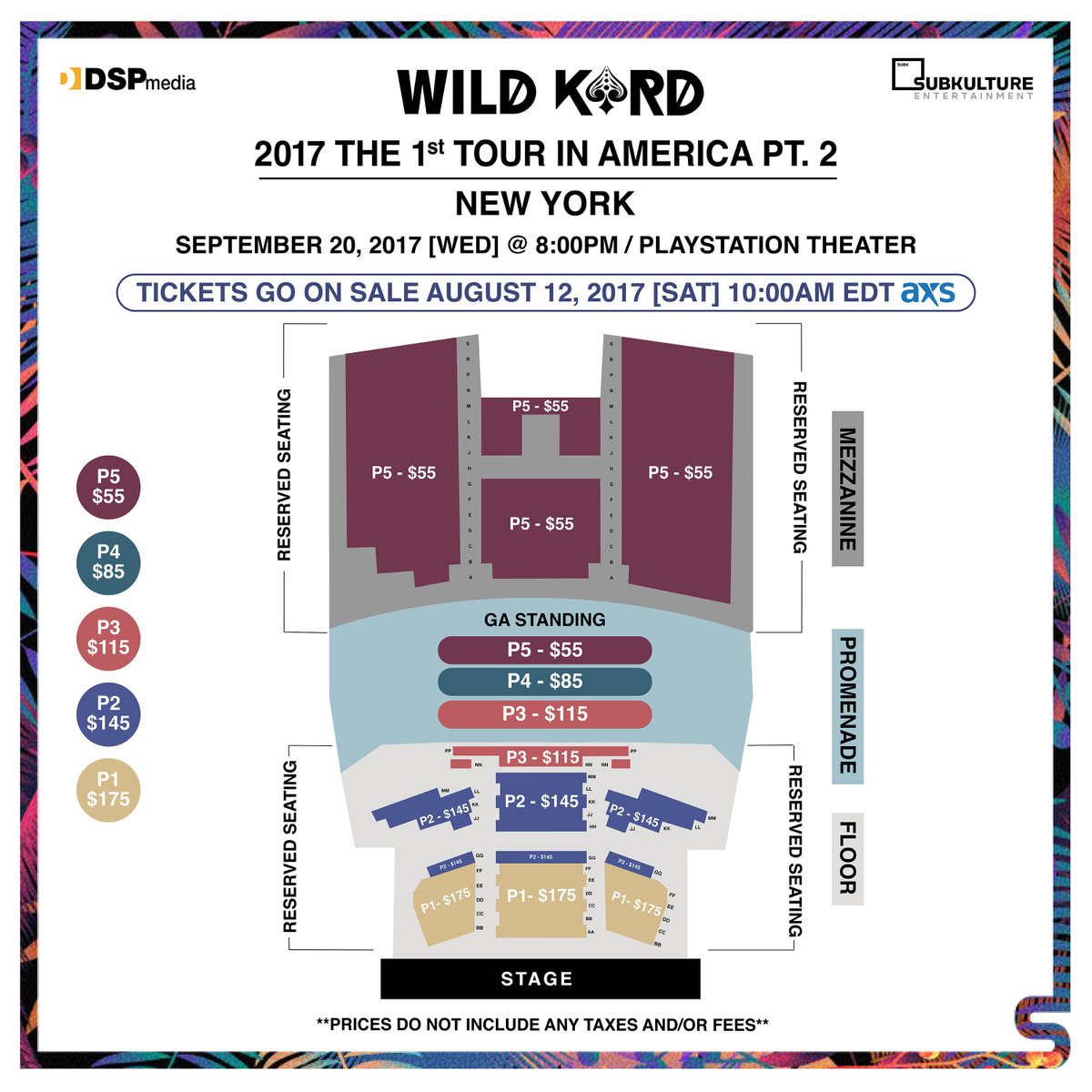 Wild Tickets Seating Chart
