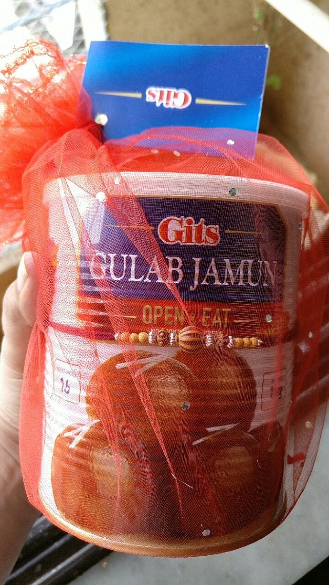 #ThankYouBhaiya for everytime you protected us with utmost security! 😊 #RakhiWithGits <a href="/Gitsfood/">Gits Food</a>