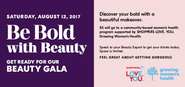 shesconnected's tweet photo. Time to #BeBoldwithBeauty August 12 at the @ShopprsDrugMart #SDMBeautyGala #SHOPPERSLOVEYOU https://t.co/ralH2CdaTf