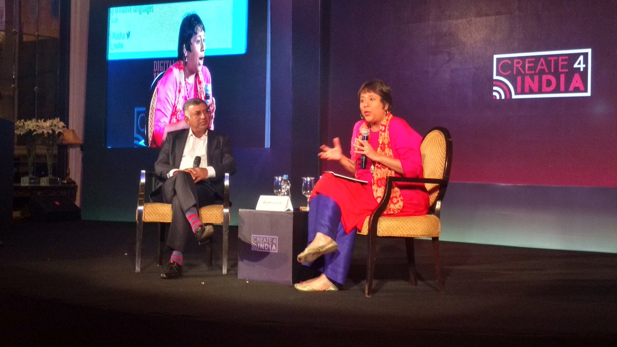 AstrumCo's tweet photo. @ashsingla with @BDUTT in discussion about the tyranny of markets
#create4india @DIFIndia
#astrum #scienceofreputation https://t.co/OwVAaAKkJs