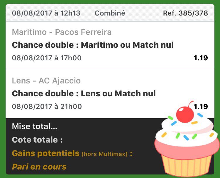 Pronocoach1's tweet image. 🚨Combi Safe du jour

Maritimo ou X + Lens ou X @ 1.42

🍀

Profitez de 100€ de bonus :
k6.re/7pumT

#TeamParieur #ParionsSport