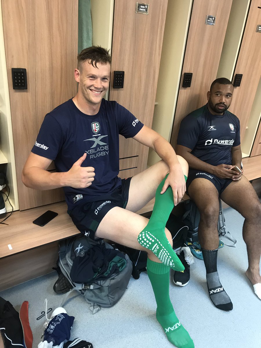 GGreid87's tweet photo. thanks to @AtakSport and @Blackouts99 for sorting the @LiRFC boys with grip socks https://t.co/OhIvIMpwlg