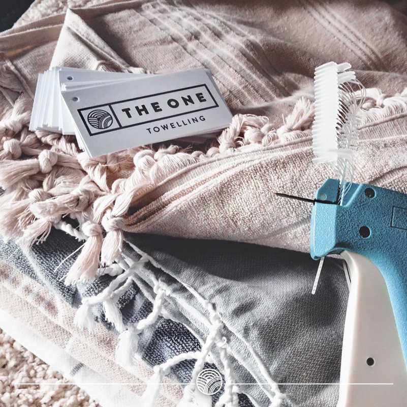 Shooting tags for our Hamam – Retail, here we come!🏷✨