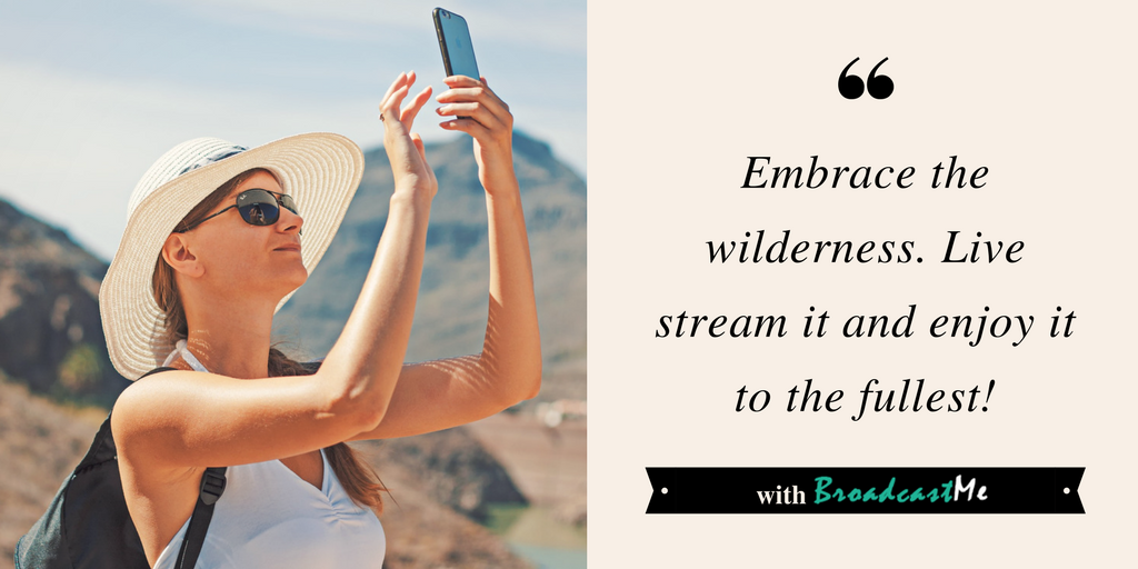 BroadcastMeLive's tweet photo. Attending a #festival, going on a #RoadTrip, #hiking a #mountain or #camping in the #wilderness. #Live #stream it with the #BroadcastMe #App https://t.co/PX2kGdhkkf