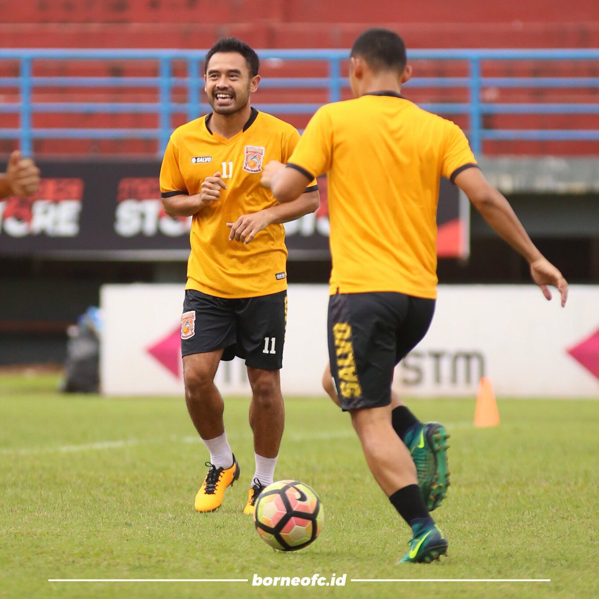 Borneo FC kembali jalani latihan di Stadion Segiri pada Selasa (8/8) sore. Fight! 💪 #JayalahPesutEtam