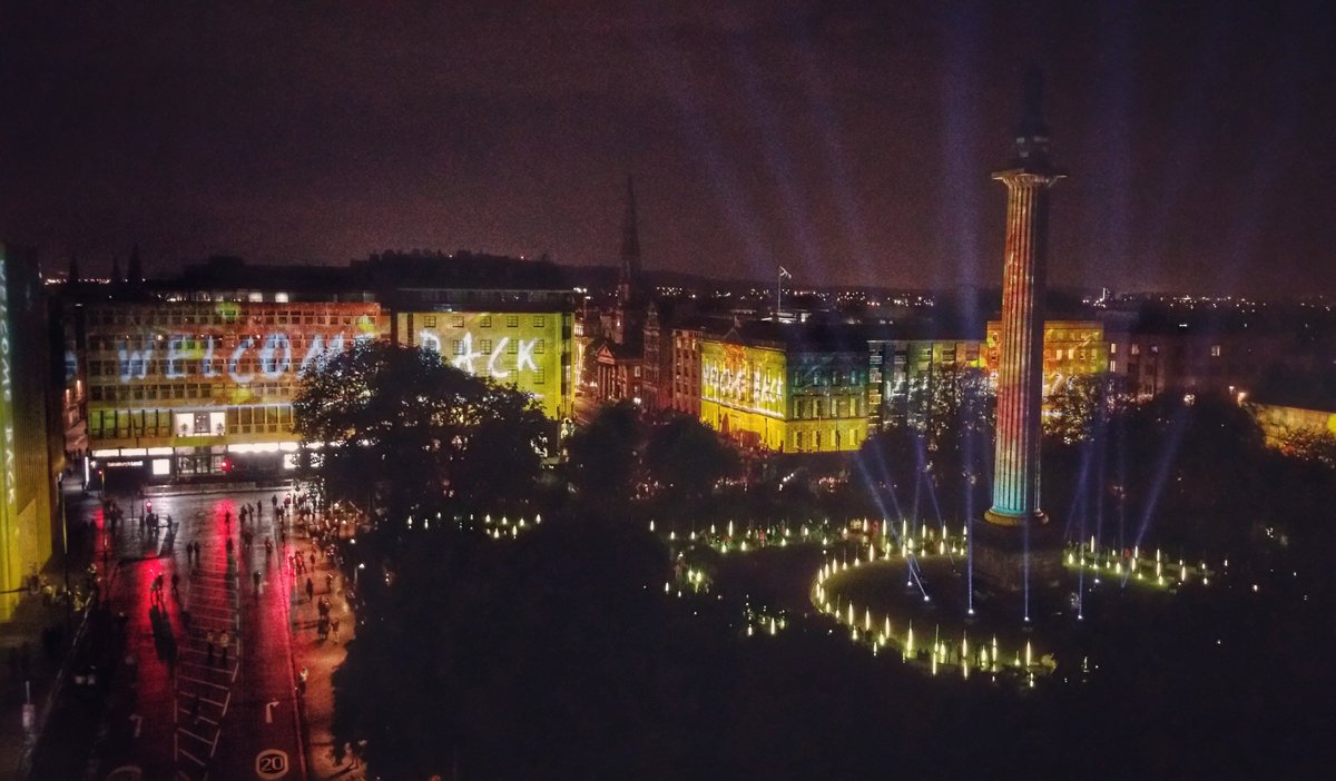 EssentialEdin's tweet photo. Here's the stunning #EdinBloom as seen from the @EdinburghGrand development in St Andrew Sq. https://t.co/vL94IMayvT