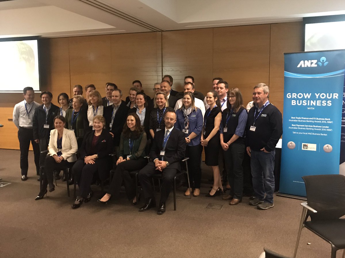 The inspirational graduates of Class 3 of the ANZ Business Growth Program <a href="/JanaMatt/">Jana Matthews</a> <a href="/ANZ_AU/">ANZ Australia</a> <a href="/taniamotton/">Tania Motton</a> <a href="/isaac_rankin/">Isaac Rankin</a>