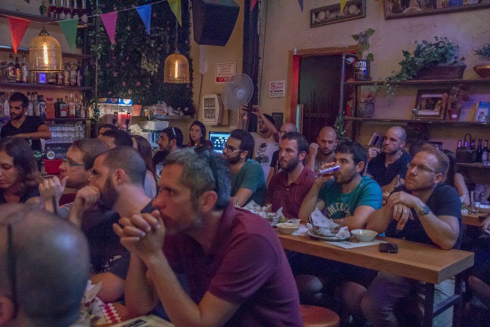 WixEng's tweet photo. .@attalofir & @arye_lu sharing the @WixEng way of maintaining a flexible and friendlier code. Yesterday at our meetup in #beersheba: https://t.co/kXOYYxHEdV