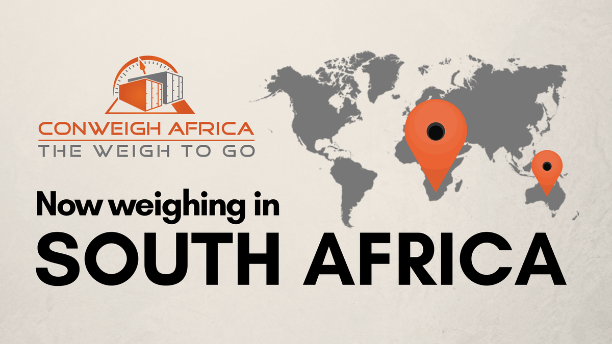 Conweigh1's tweet photo. Following our NRCS Type Approval, we are proud to announce Conweigh Africa - now weighing containers in South Africa https://t.co/hpryvgN7eZ https://t.co/f0GVfGI0u9