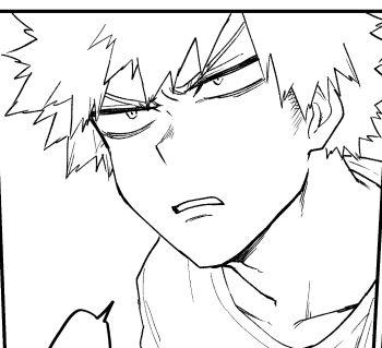 私の描くばくごー優しすぎないかな。大丈夫かな…って心配になりながら描いている顔がこちら
ばくごーにとってどっからが優しさなんだ…わからん… 