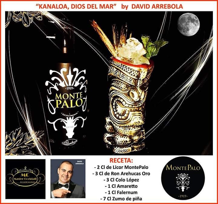 Hoy os presentamos un cóctel creado y realizado por el gran David Arrebola Garcia se llama "Kanaloa, Dios del mar".

#Licor #MontePalo