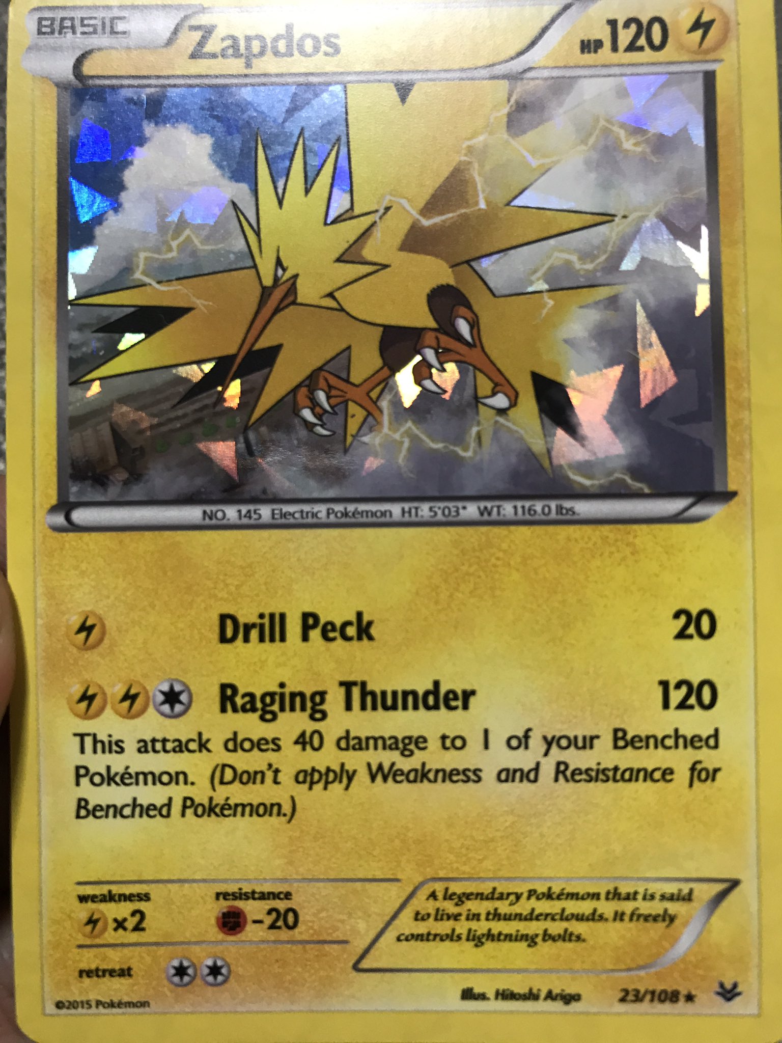 高野 光平 Twitterren 427 Zapdos ポケモンカード 光平のターン復活第1弾のカードは Zapdos ことサンダーです 珍しい 英語版カード٩ W و 今日から ポケモンgo でもサンダーが実装 Goでもサンダーをゲットしなきゃ 光平のターン サンダー
