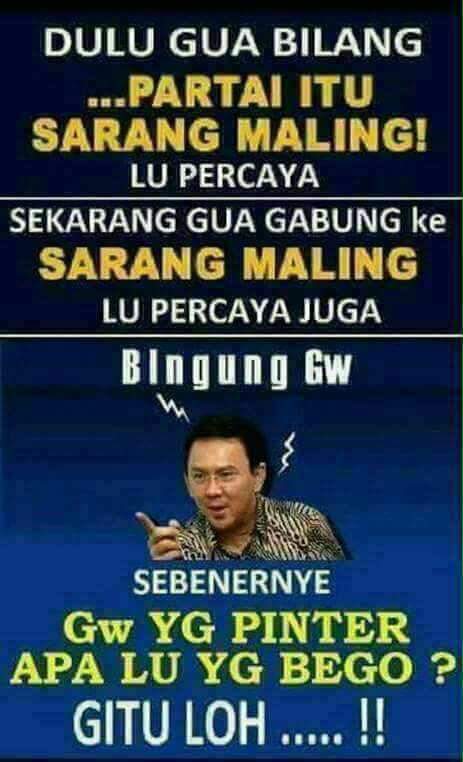 HamkaPrabu's tweet photo. @enrigogogo @zarazettirazr @jokowi Katanya partai itu kumpulan maling eeh die nya berkumpul sama ....... https://t.co/P2KgslY1CZ
