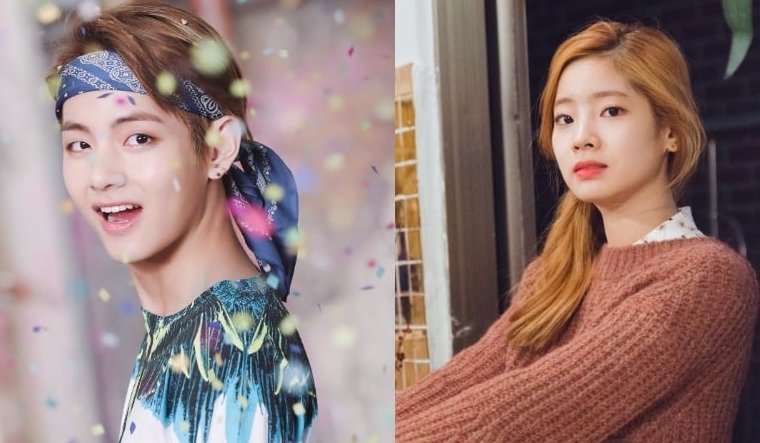 soompi's tweet photo. #BTS’s V and #TWICE’s Dahyun To MC For “Korean Music Wave”
https://t.co/TuQKxHmvbq https://t.co/HxUNmu9FYW