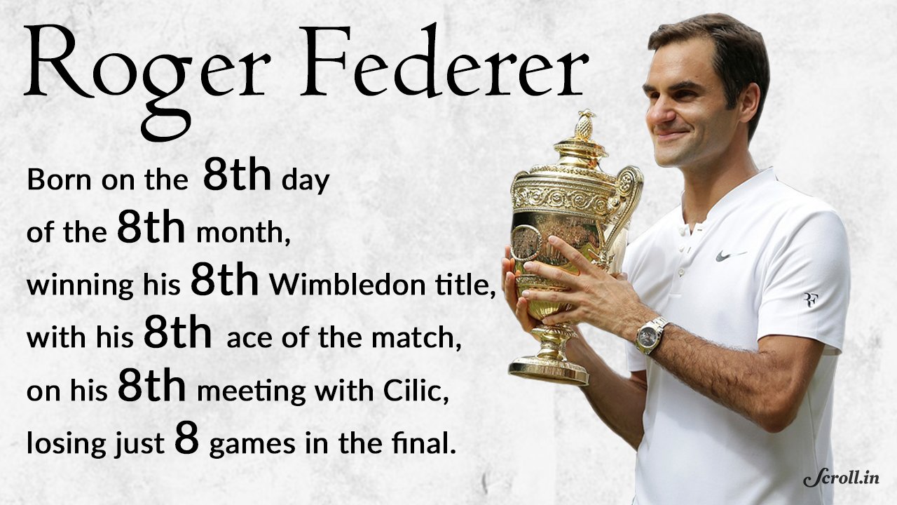 Happy Birthday, Roger Federer. 