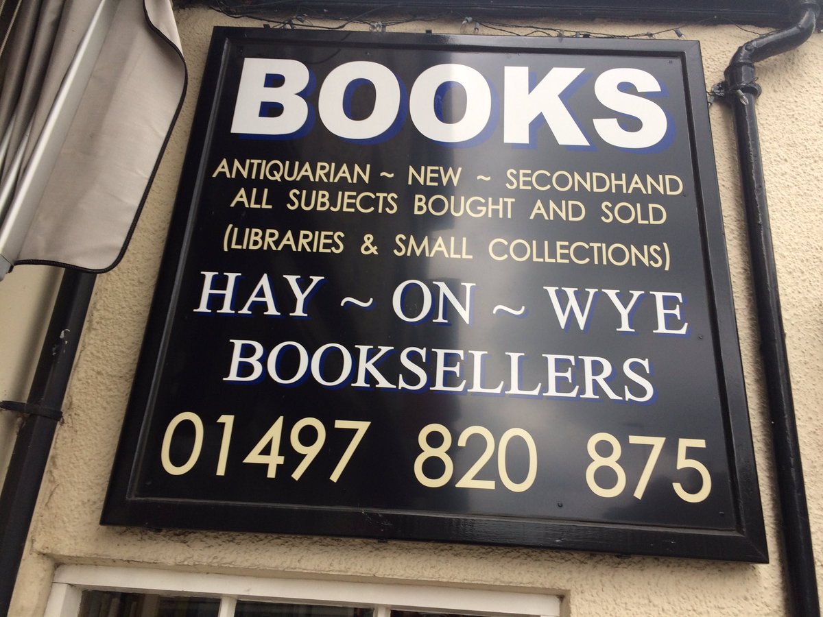 I have died and gone to...Hay. A paradise for book lovers and walkers #buyingbooks