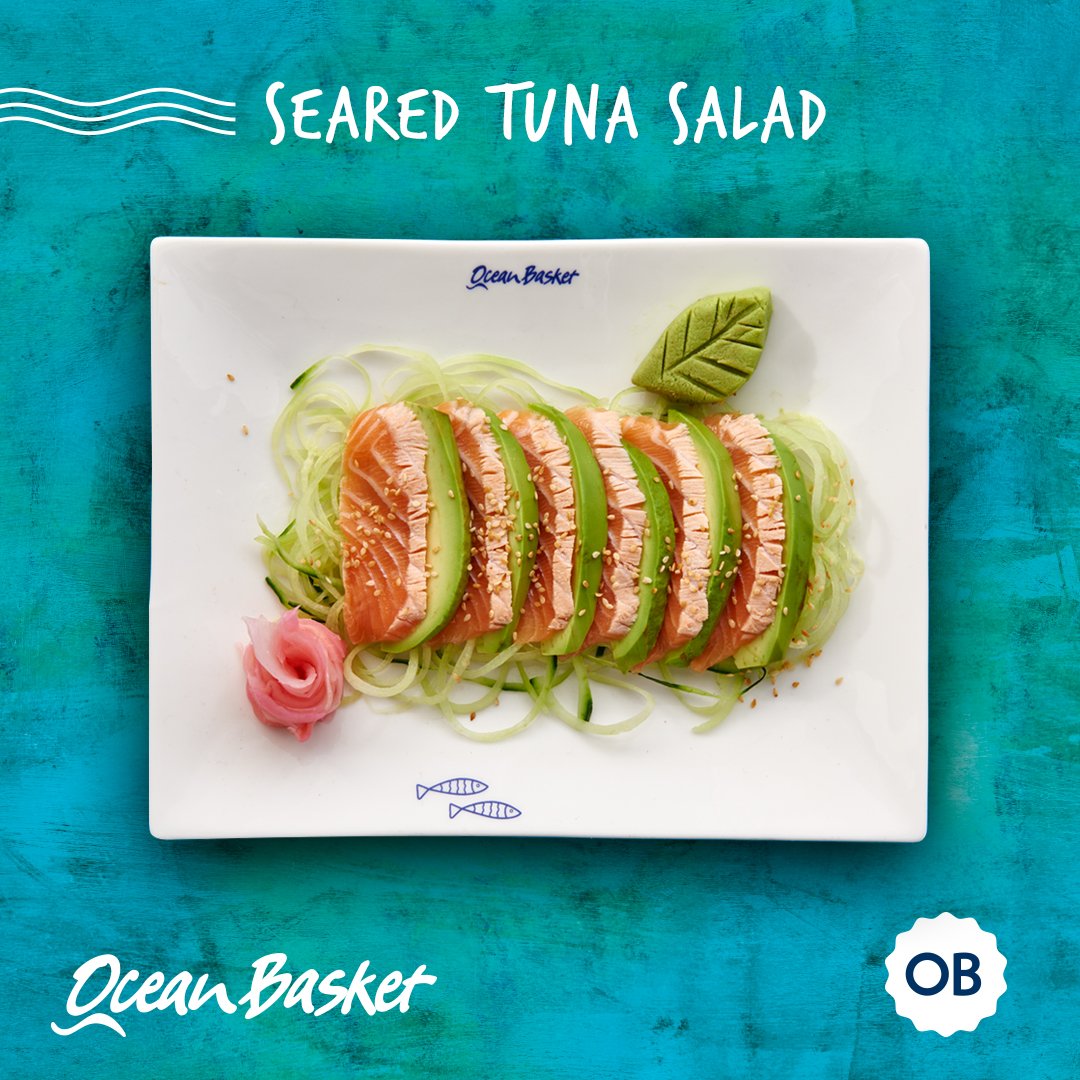 OceanBasketQa's tweet photo. Seared Tuna Salad - a perfect way to start your meal and photography #SeaFoodShareFood #OceanBasketQa #MallofQatar #Doha #Qatar https://t.co/BduicuqZ7M