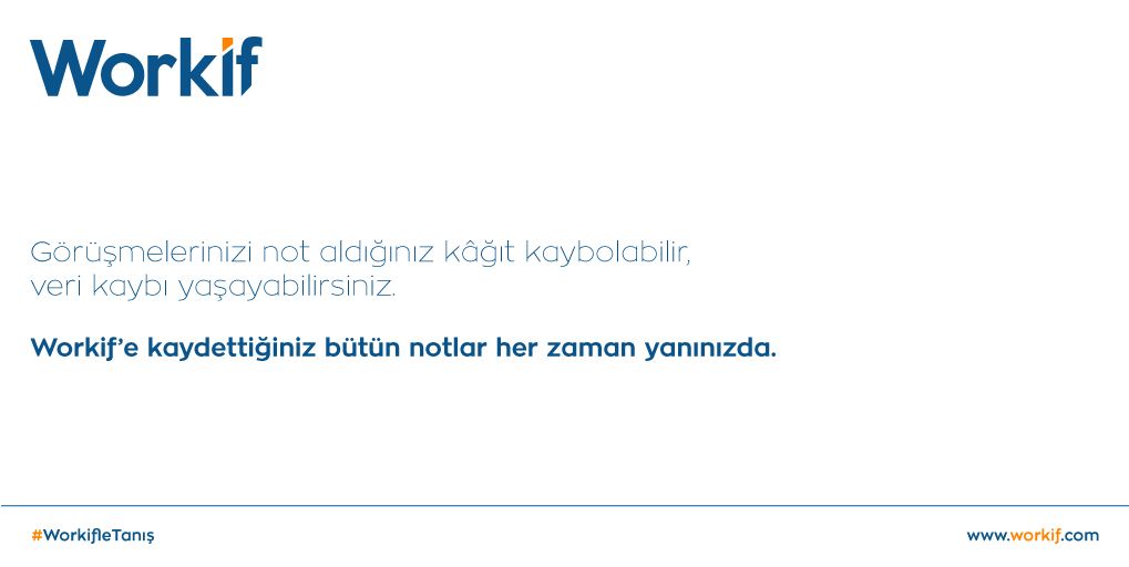 Workifcom's tweet photo. 15 gün ücretsiz deneyin, iş hayatının kolaylıklarıyla tanışın. #Workif #İşler #Yolunda #WorkifleTanış
https://t.co/Sd7UYp4wG9 https://t.co/wNGwKymxMz