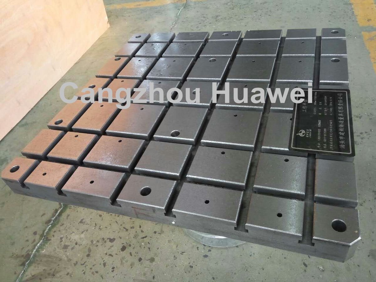 large T slot cast iron surface plate with high quality and good price
Skype:+8615231700306 
Wechat:+8618232808367 
Mail: admin@hwjxzz.com
