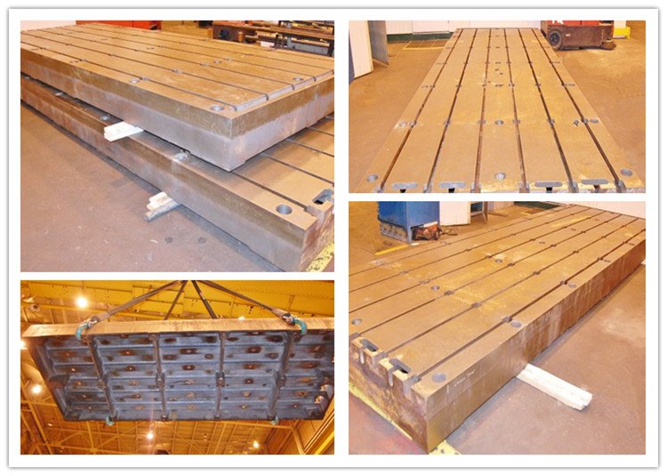 supplier cheap granite and cast iron inspection surface bed plate with t slot。Skype:+8615231700306  Wechat:+8618232808367