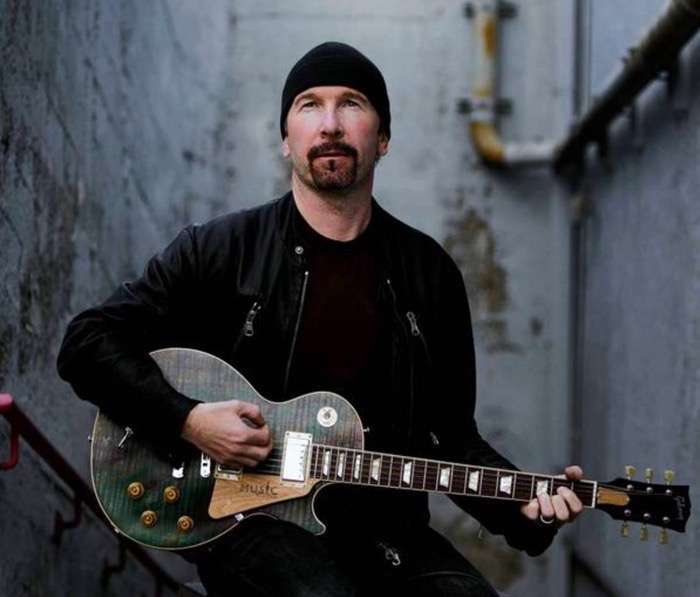 El gran guitarrista The Edge! ¡Feliz cumpleaños The  Edge!  
