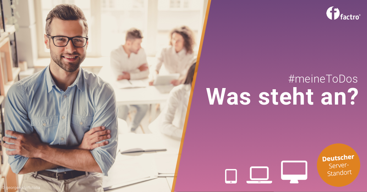 factroDE's tweet photo. Den Überblick verloren? Mit #factro unmöglich! Alle Aufgaben immer aktuell auf einen Blick. #meineToDos https://t.co/A0GdnxnwYl https://t.co/eorELQakGQ
