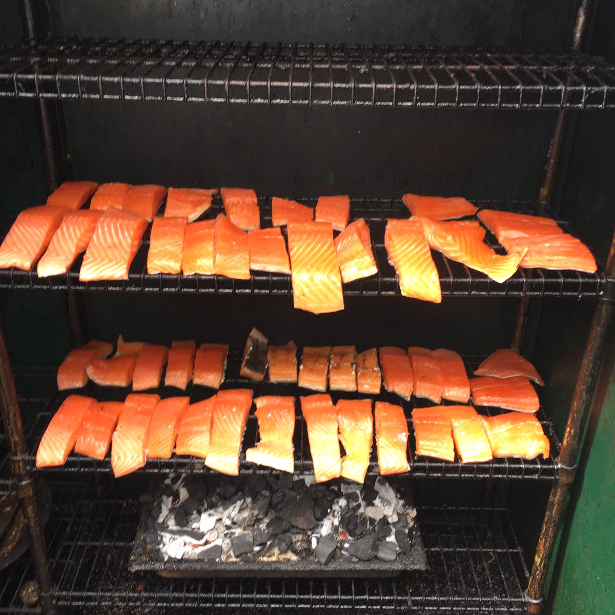 wansteadfish's tweet photo. smoked salmon ready to be cooked 😉 https://t.co/JkZA4XlF1A