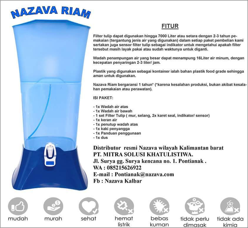 Produk yg berkualitas tidak akan mengecewakan anda. nazava.com.